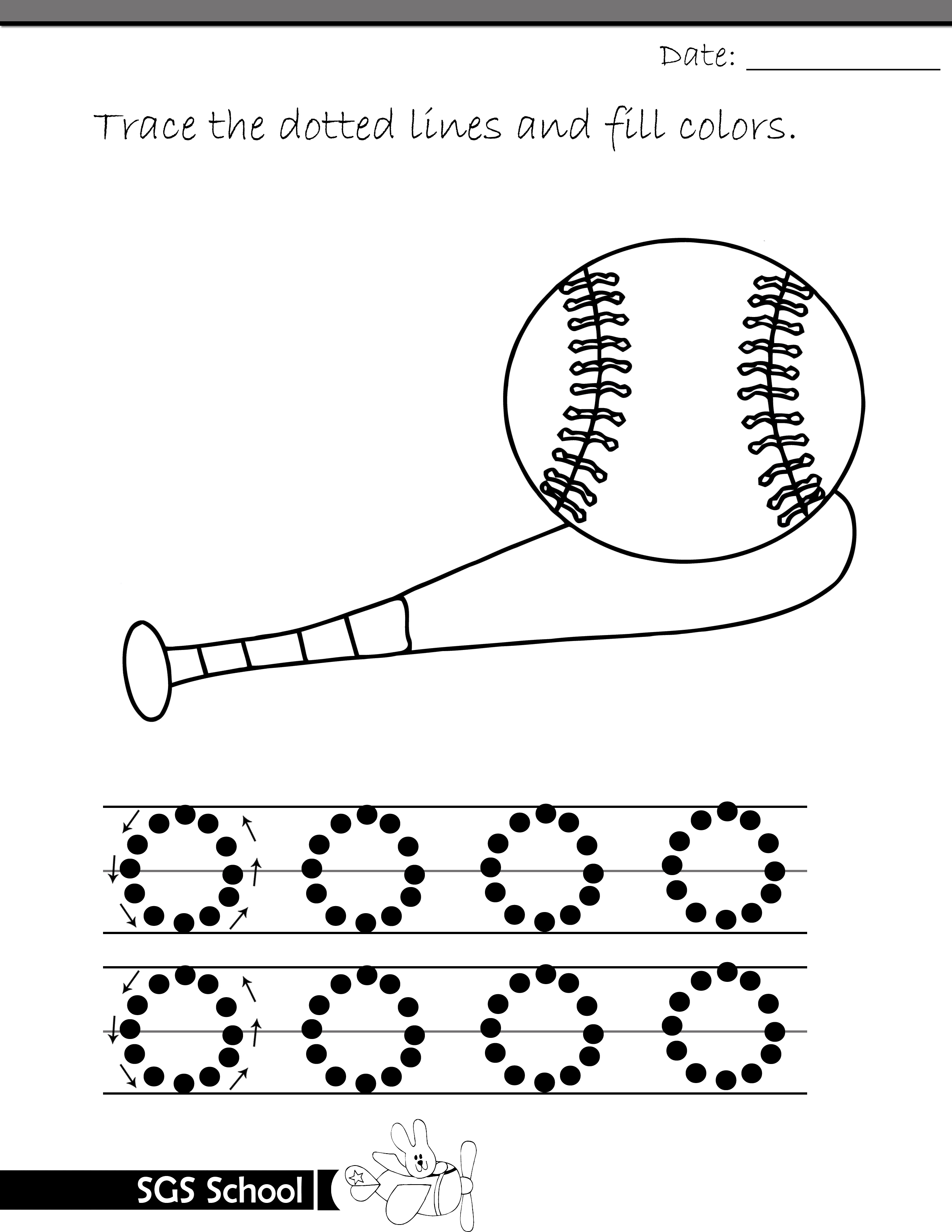 printable a4 tracing drawing worksheets for kindergarten